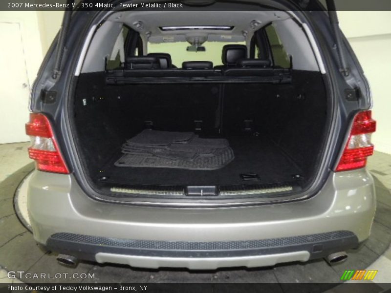 Pewter Metallic / Black 2007 Mercedes-Benz ML 350 4Matic