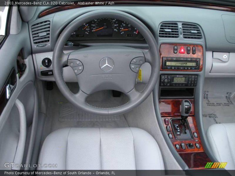 Alabaster White / Ash 2003 Mercedes-Benz CLK 320 Cabriolet