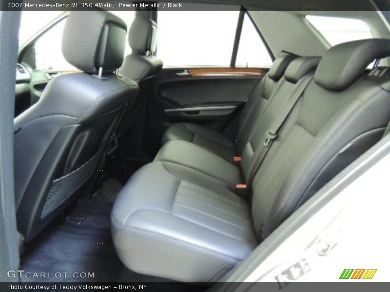 Pewter Metallic / Black 2007 Mercedes-Benz ML 350 4Matic