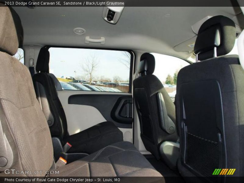 Sandstone / Black/Light Graystone 2013 Dodge Grand Caravan SE