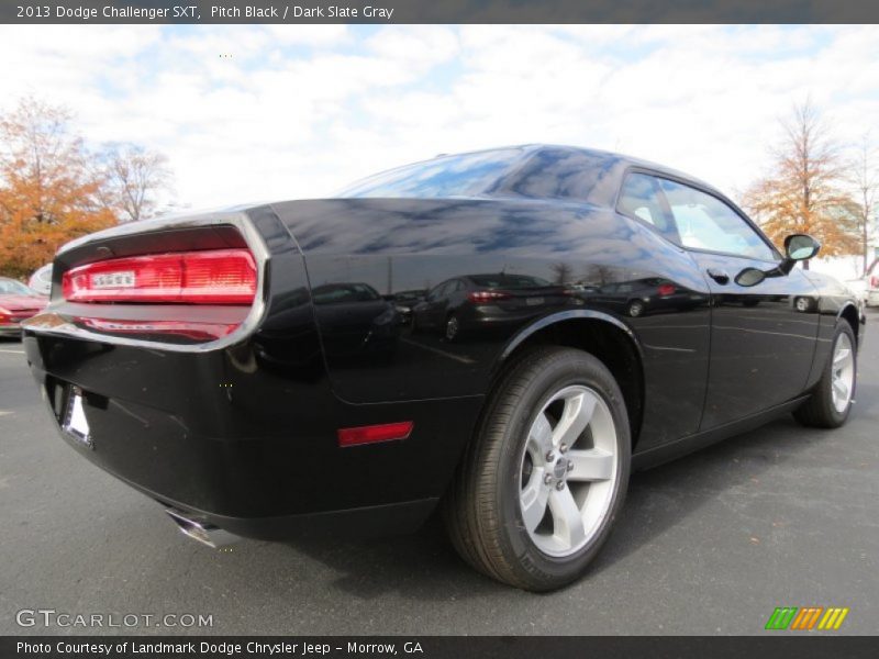 Pitch Black / Dark Slate Gray 2013 Dodge Challenger SXT