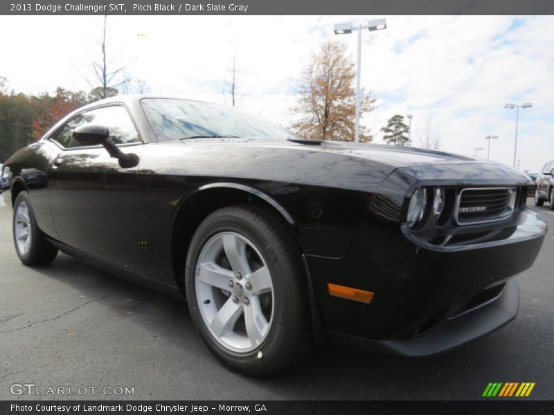 Pitch Black / Dark Slate Gray 2013 Dodge Challenger SXT