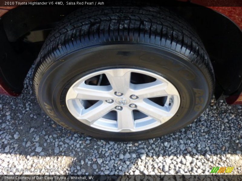 Salsa Red Pearl / Ash 2010 Toyota Highlander V6 4WD