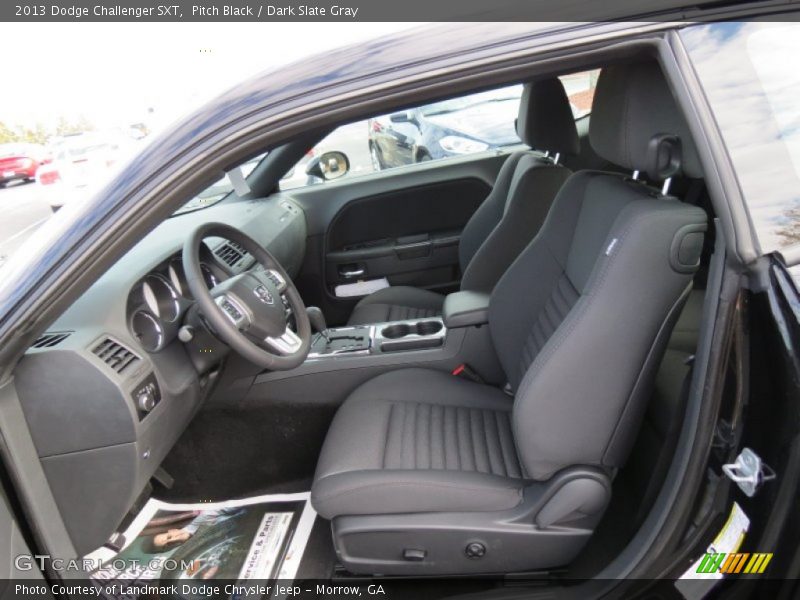 Pitch Black / Dark Slate Gray 2013 Dodge Challenger SXT