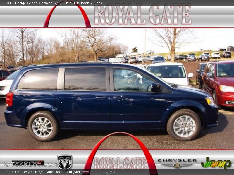 True Blue Pearl / Black 2013 Dodge Grand Caravan R/T