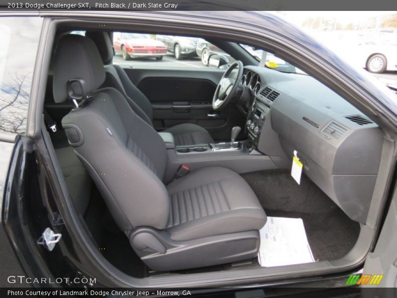 Pitch Black / Dark Slate Gray 2013 Dodge Challenger SXT