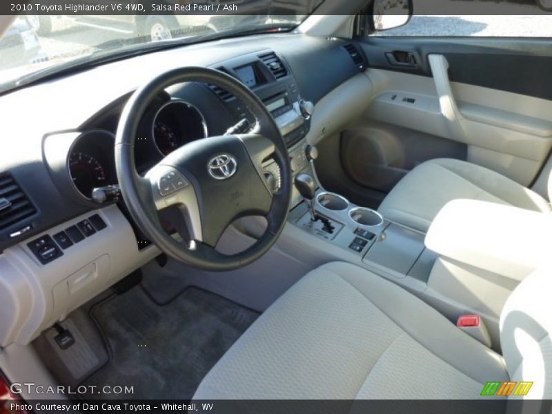 Salsa Red Pearl / Ash 2010 Toyota Highlander V6 4WD