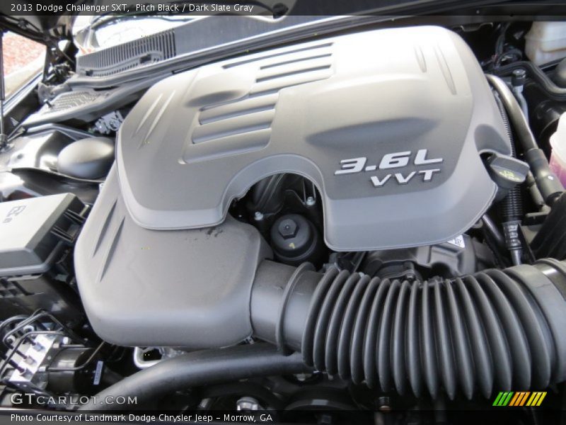 Pitch Black / Dark Slate Gray 2013 Dodge Challenger SXT