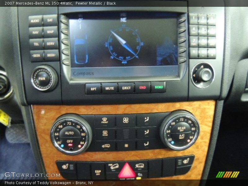 Pewter Metallic / Black 2007 Mercedes-Benz ML 350 4Matic