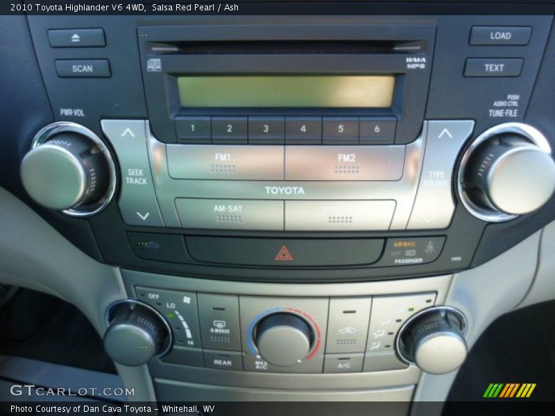 Salsa Red Pearl / Ash 2010 Toyota Highlander V6 4WD