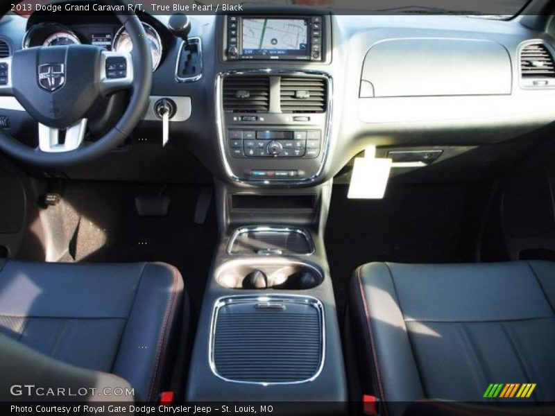 True Blue Pearl / Black 2013 Dodge Grand Caravan R/T