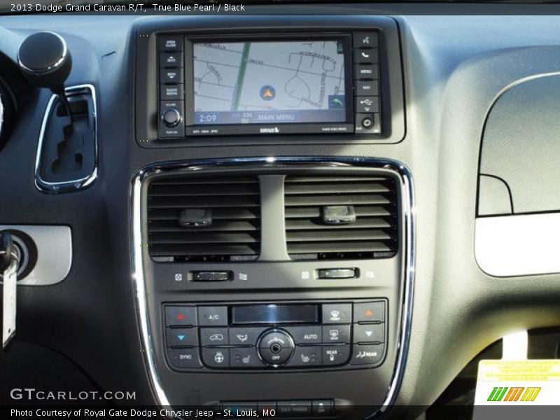 True Blue Pearl / Black 2013 Dodge Grand Caravan R/T