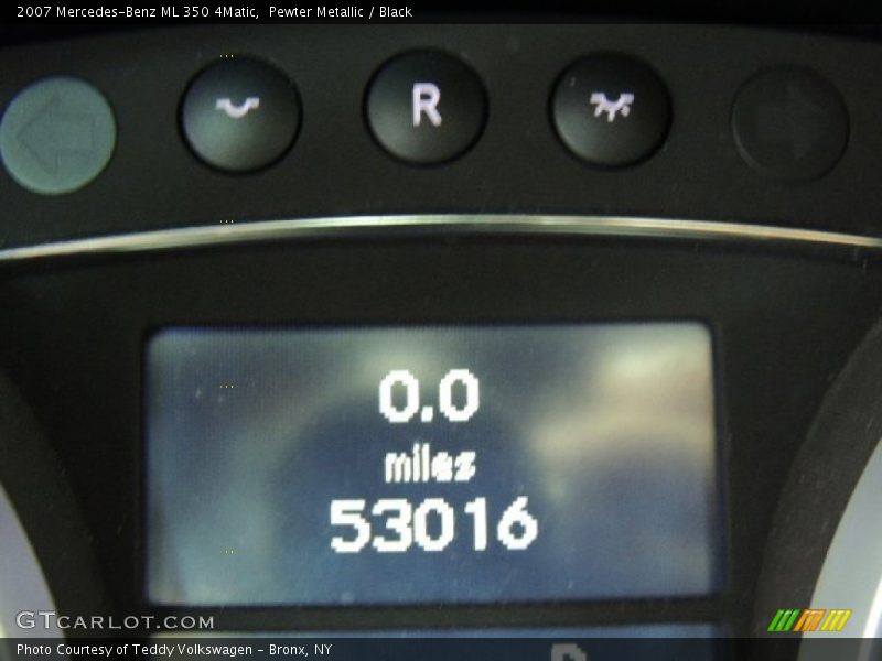 Pewter Metallic / Black 2007 Mercedes-Benz ML 350 4Matic