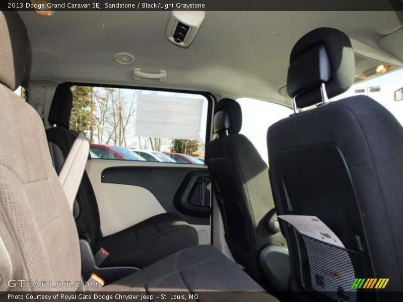 Sandstone / Black/Light Graystone 2013 Dodge Grand Caravan SE