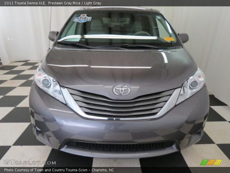 Predawn Gray Mica / Light Gray 2011 Toyota Sienna XLE