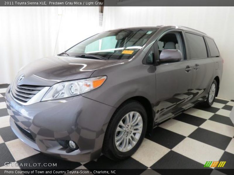 Predawn Gray Mica / Light Gray 2011 Toyota Sienna XLE