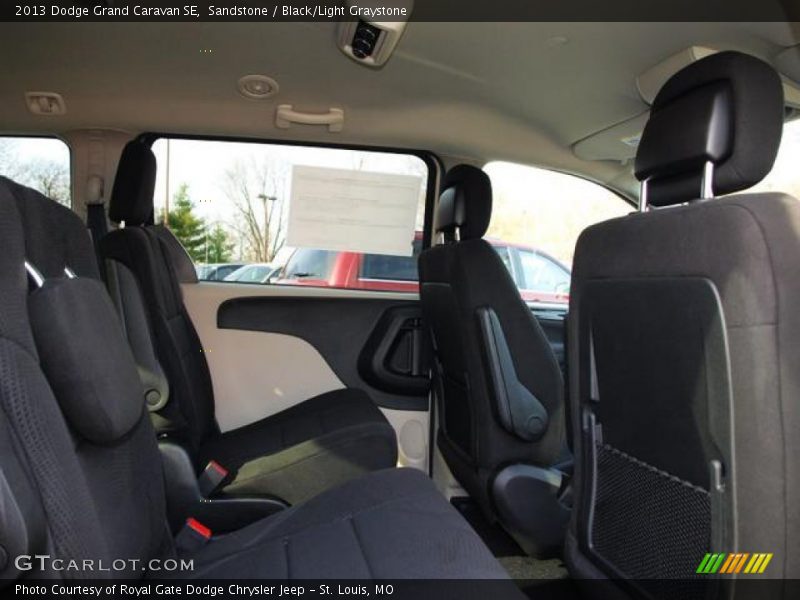 Sandstone / Black/Light Graystone 2013 Dodge Grand Caravan SE