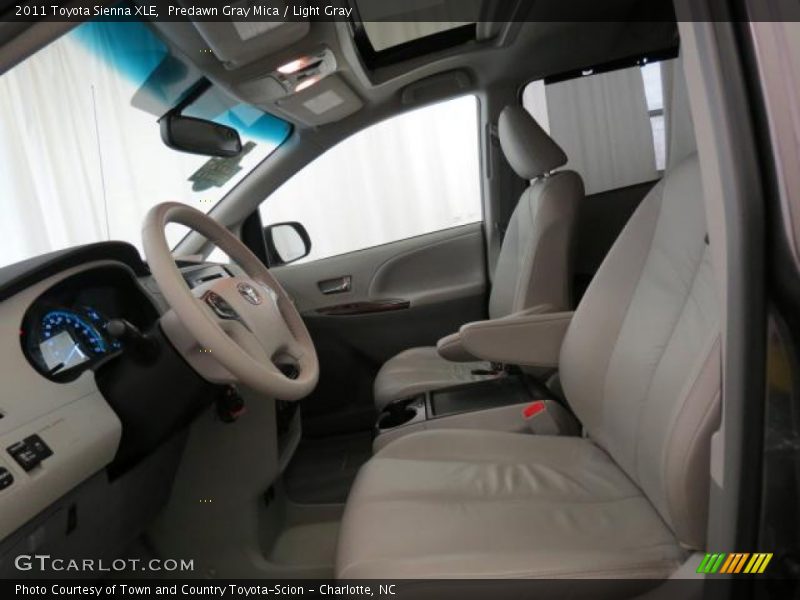 Predawn Gray Mica / Light Gray 2011 Toyota Sienna XLE