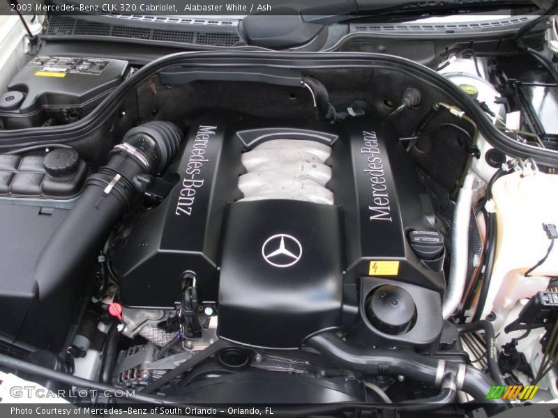 Alabaster White / Ash 2003 Mercedes-Benz CLK 320 Cabriolet