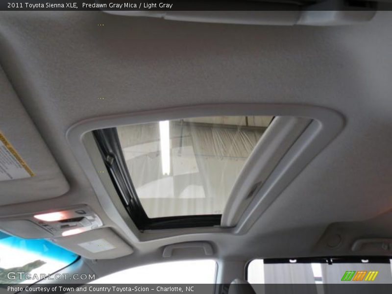 Predawn Gray Mica / Light Gray 2011 Toyota Sienna XLE