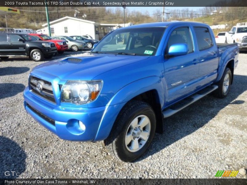 Speedway Blue Metallic / Graphite Gray 2009 Toyota Tacoma V6 TRD Sport Double Cab 4x4