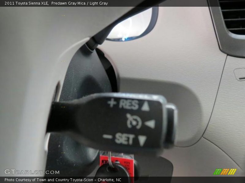 Predawn Gray Mica / Light Gray 2011 Toyota Sienna XLE