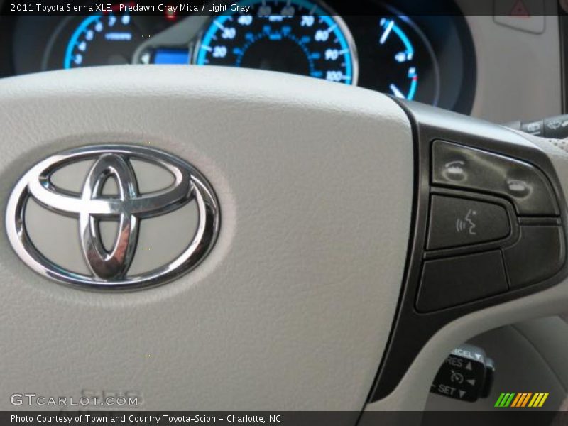 Predawn Gray Mica / Light Gray 2011 Toyota Sienna XLE
