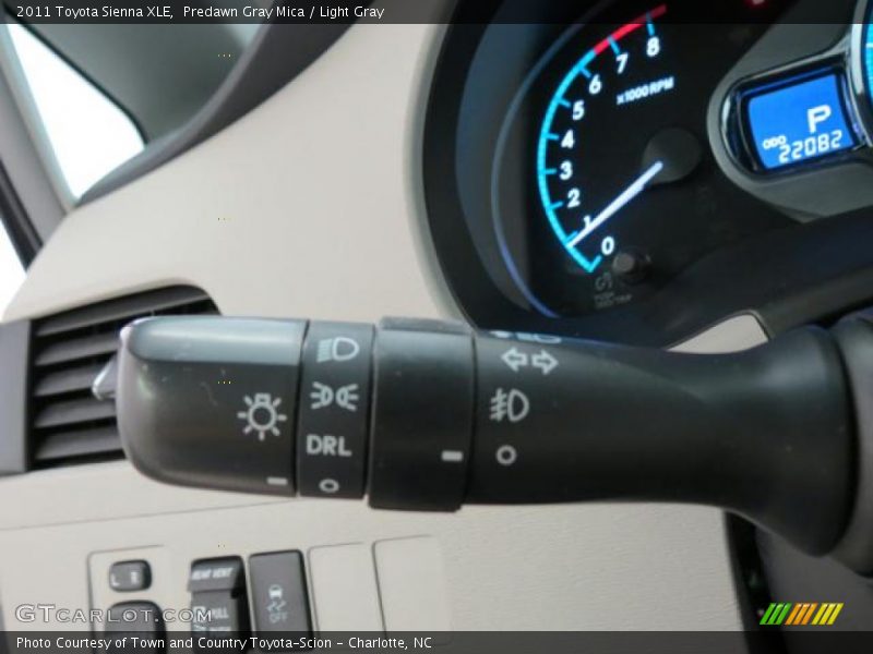 Predawn Gray Mica / Light Gray 2011 Toyota Sienna XLE