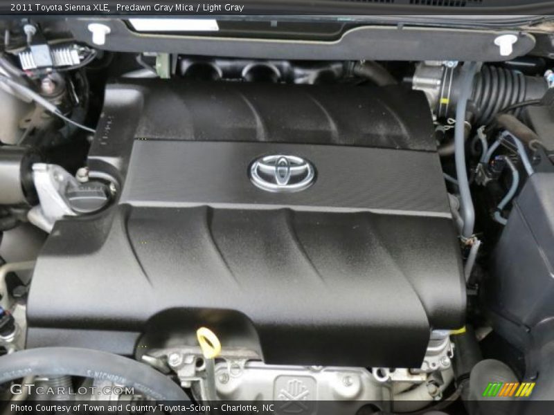 Predawn Gray Mica / Light Gray 2011 Toyota Sienna XLE