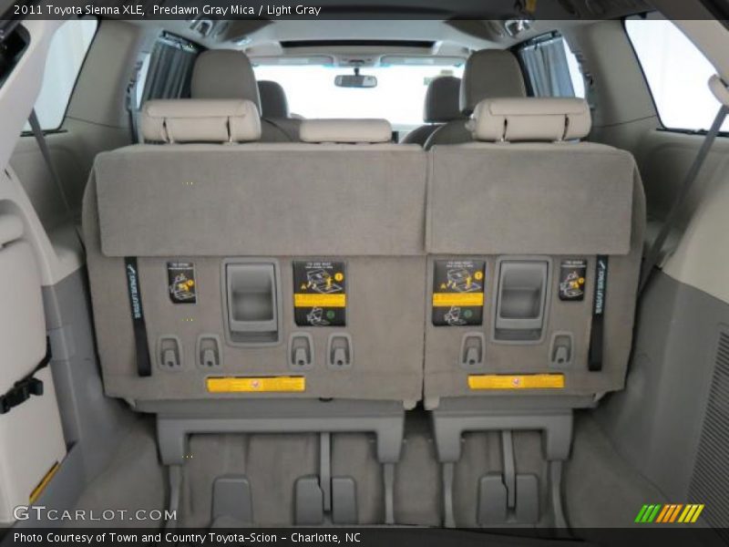 Predawn Gray Mica / Light Gray 2011 Toyota Sienna XLE