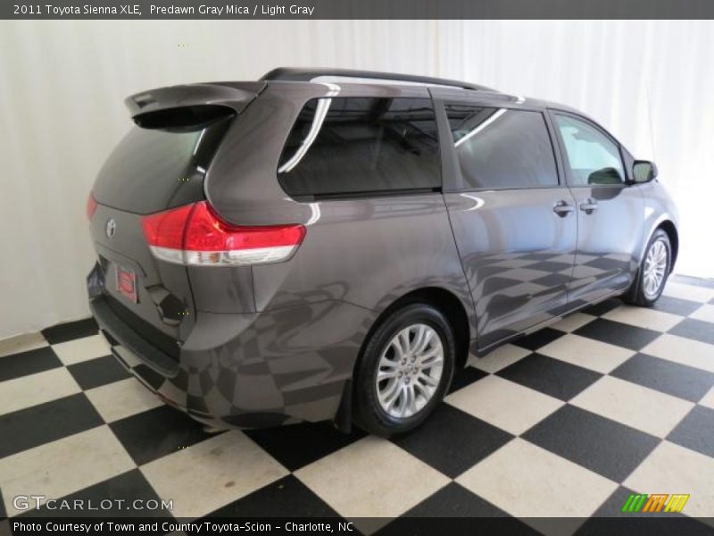 Predawn Gray Mica / Light Gray 2011 Toyota Sienna XLE