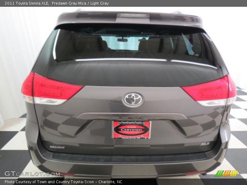 Predawn Gray Mica / Light Gray 2011 Toyota Sienna XLE