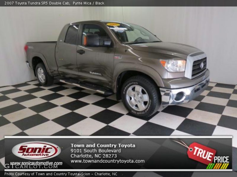 Pyrite Mica / Black 2007 Toyota Tundra SR5 Double Cab