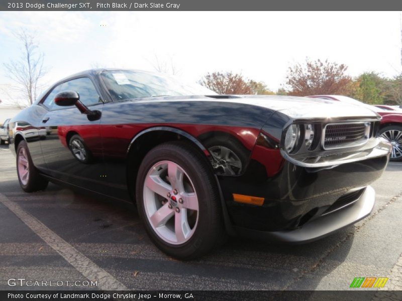 Pitch Black / Dark Slate Gray 2013 Dodge Challenger SXT