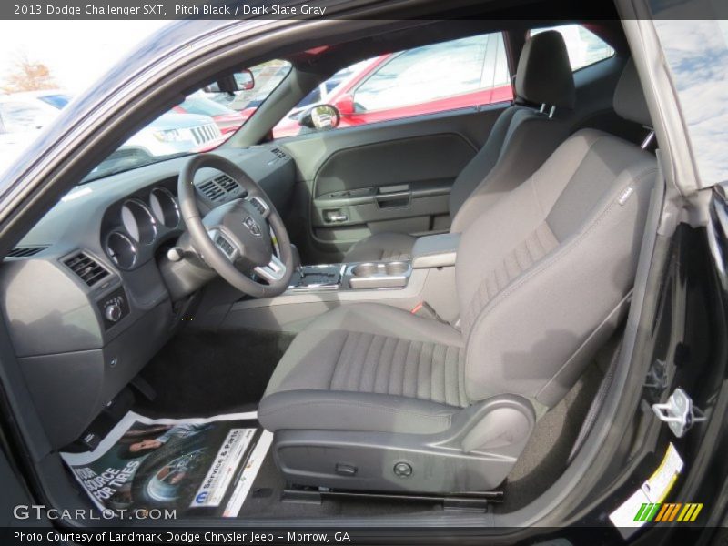 Pitch Black / Dark Slate Gray 2013 Dodge Challenger SXT