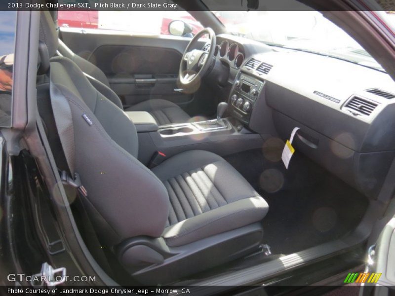 Pitch Black / Dark Slate Gray 2013 Dodge Challenger SXT