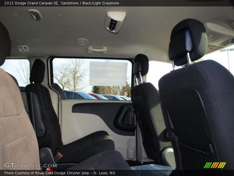 Sandstone / Black/Light Graystone 2013 Dodge Grand Caravan SE