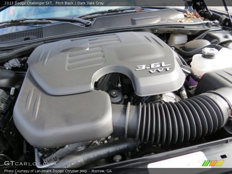 Pitch Black / Dark Slate Gray 2013 Dodge Challenger SXT