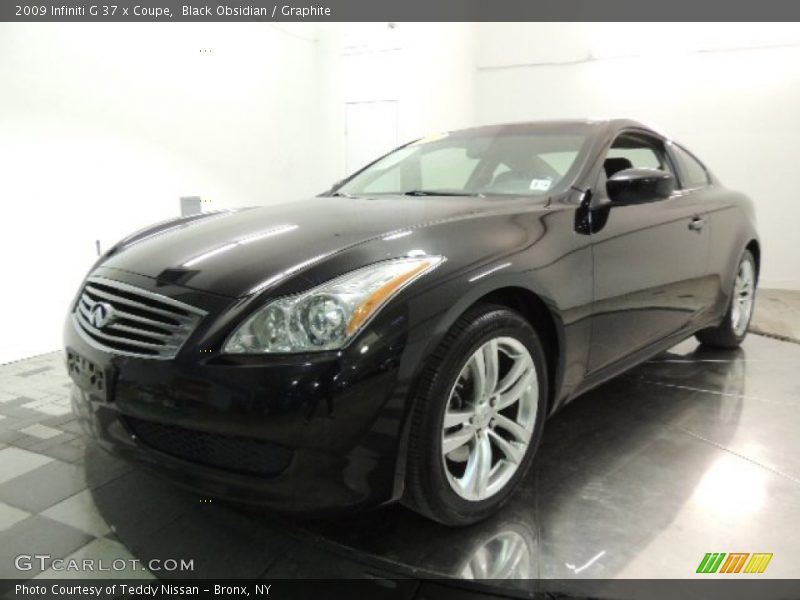 Black Obsidian / Graphite 2009 Infiniti G 37 x Coupe