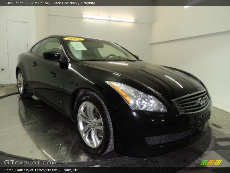 Black Obsidian / Graphite 2009 Infiniti G 37 x Coupe