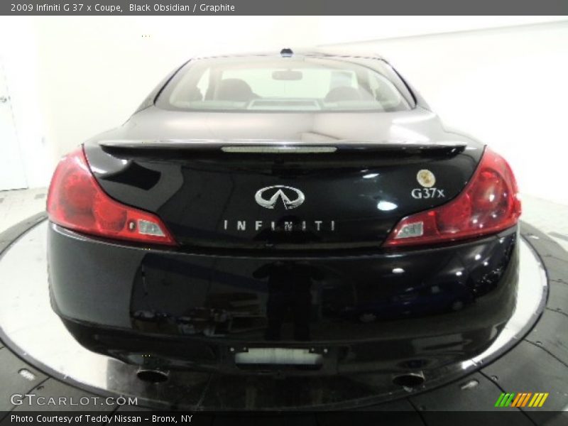 Black Obsidian / Graphite 2009 Infiniti G 37 x Coupe