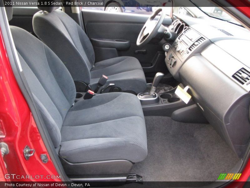 Red Brick / Charcoal 2011 Nissan Versa 1.8 S Sedan