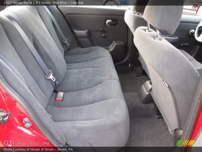 Red Brick / Charcoal 2011 Nissan Versa 1.8 S Sedan