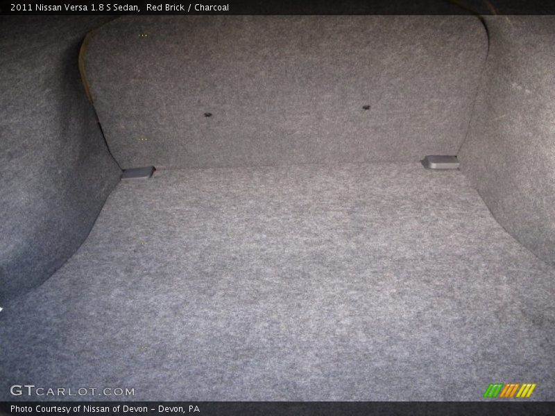 Red Brick / Charcoal 2011 Nissan Versa 1.8 S Sedan