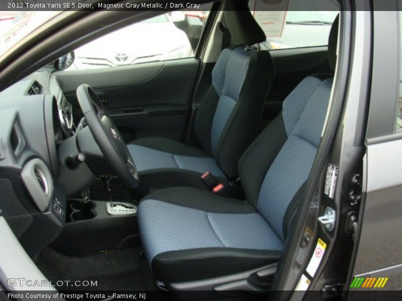 Magnetic Gray Metallic / Dark Gray 2012 Toyota Yaris SE 5 Door