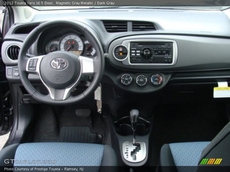 Magnetic Gray Metallic / Dark Gray 2012 Toyota Yaris SE 5 Door