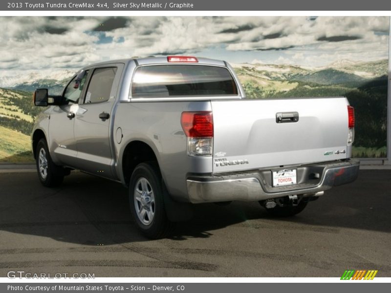 Silver Sky Metallic / Graphite 2013 Toyota Tundra CrewMax 4x4