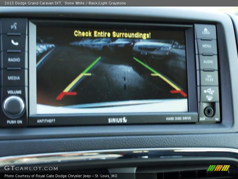 Stone White / Black/Light Graystone 2013 Dodge Grand Caravan SXT