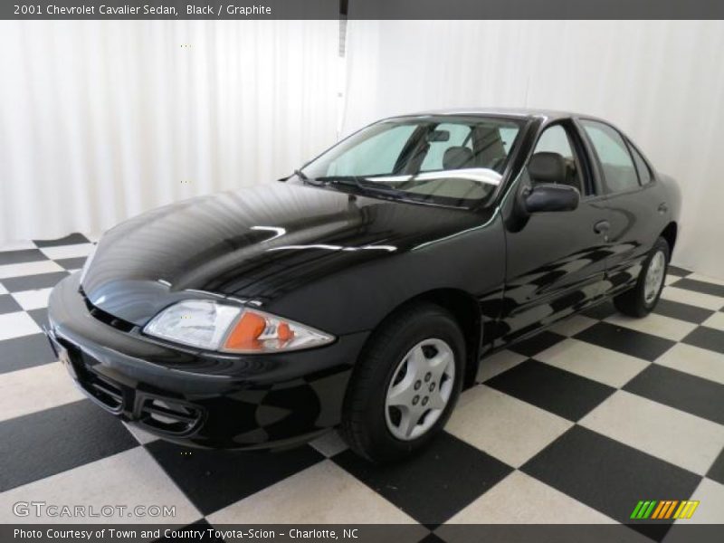 Black / Graphite 2001 Chevrolet Cavalier Sedan