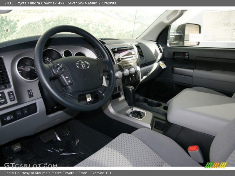Silver Sky Metallic / Graphite 2013 Toyota Tundra CrewMax 4x4